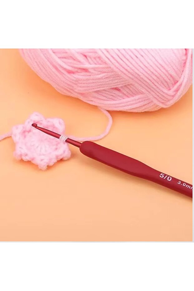 Red Kırmızı Yumuşak Silikon Saplı 3'lü Tığ Seti 3-3,5-4 NO - 2