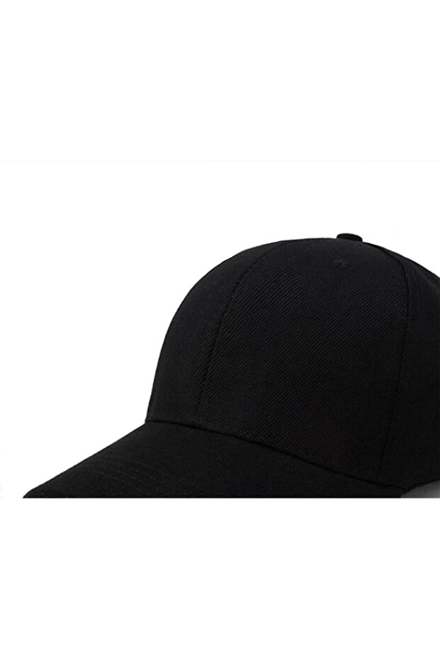 Simple Baseball Cap Black - 7