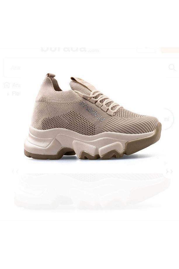 Flet Platform Gizli Topuk Spor - 1