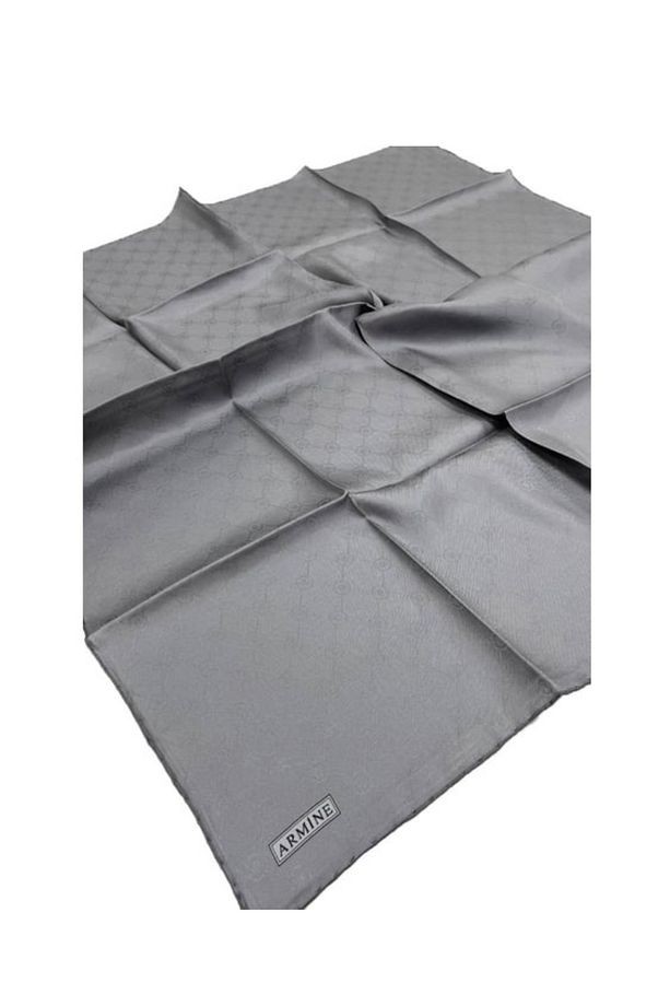 JAKARLI İPEK EŞARP 2000 (J) - MONOGRAM DESENLİ - 1