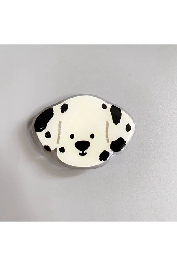 Popsocket Telefon Tutacağı Köpek Desenli Sevimli Yapışkanlı Masaüstü Stand için Tutacak - 3