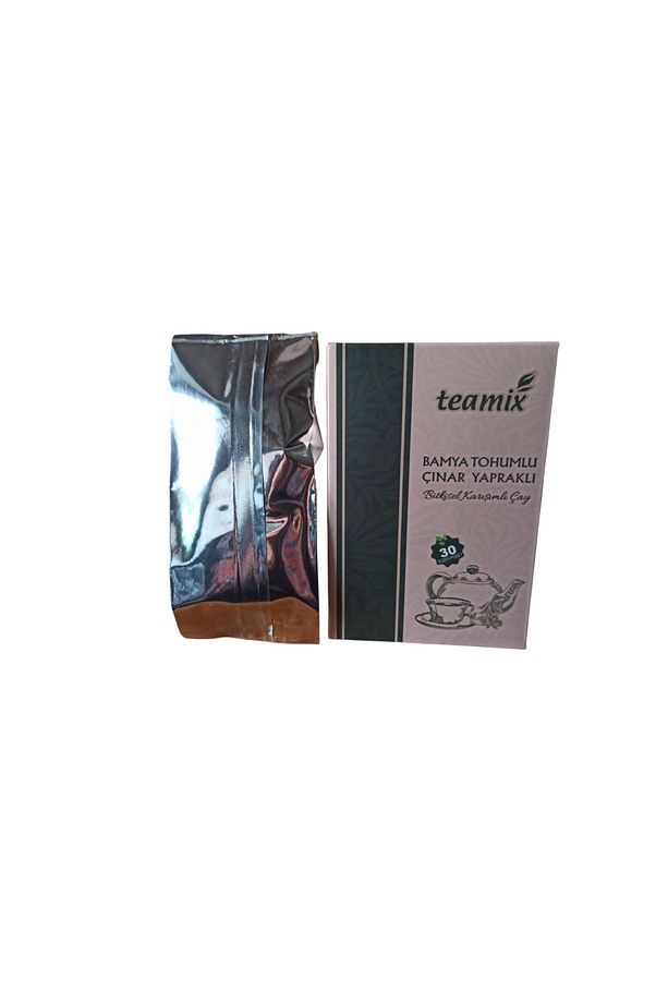 bamya tohumlu çınar yapraklı bitkisel karışımlı çay 60 gr 30 süzen poset - 5