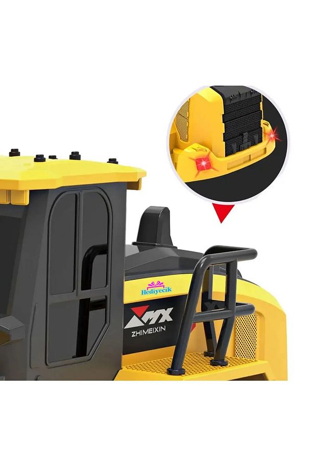 Rc Buldozer Ekskavatör Kepçe Oyuncak Iş Makinası Uzaktan Kumandalı Full Fonksiyon - 5
