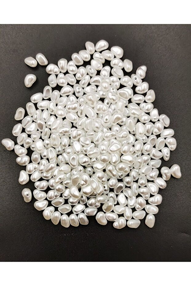 Luxury Trapezoid Pearl 50 Gr (250 Pcs) White