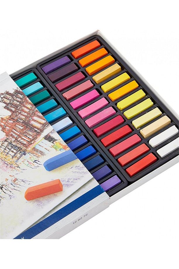 Creative Studio Mini Toz Pastel Boya (SOFT), 72 Renk, Yarım Boy, Parlak Ve Yoğun Renkler - 2