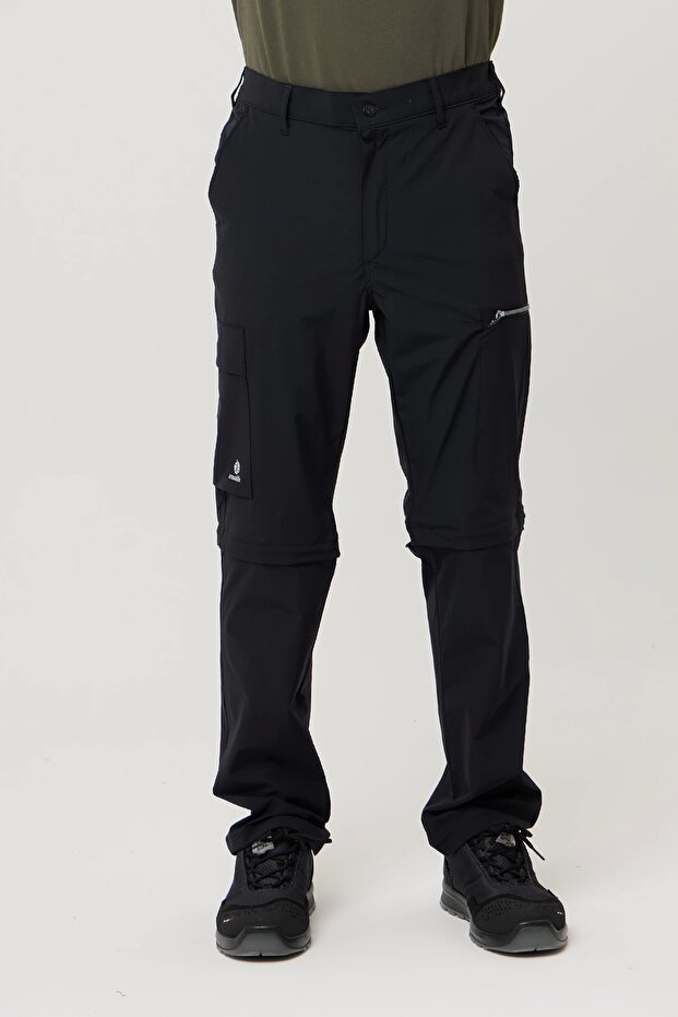 Outdoor Mountaineering Camping Hiking Work Work Multi Pocket Pants Shorts 2in1 Water Wind Resistant Fabric