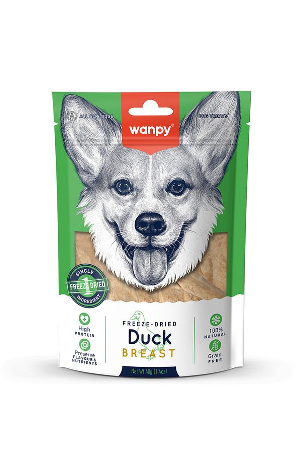 Köpek Dondurularak Kurutulmuş Ördek Göğüs 40g - 1