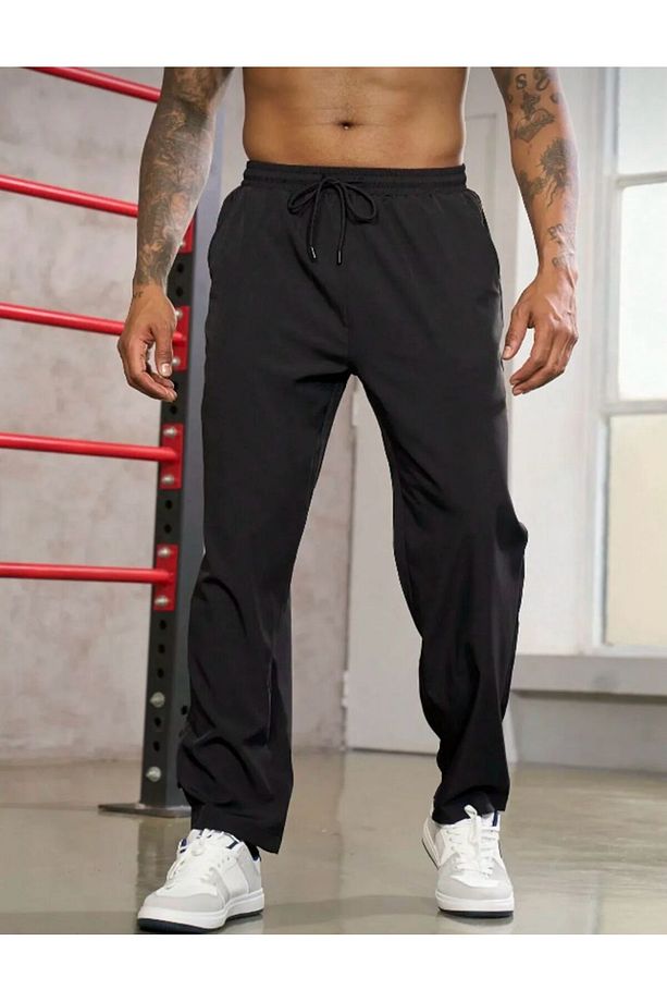 EŞOFMAN ALTI JOGGER PAÇA LASTİK SİYAH - 3