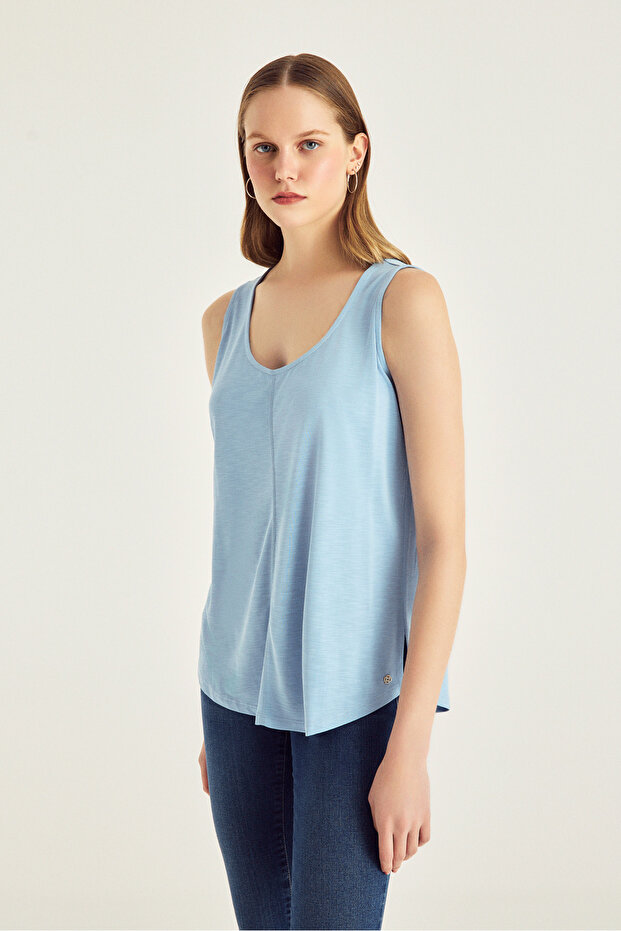 Kolsuz Örme Bluz - 2