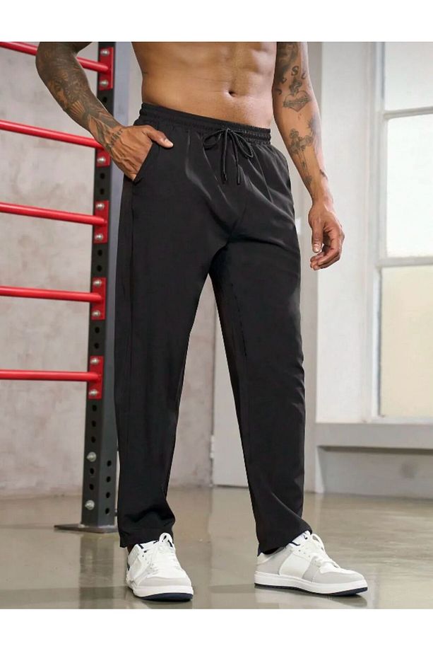 EŞOFMAN ALTI JOGGER PAÇA LASTİK SİYAH - 1