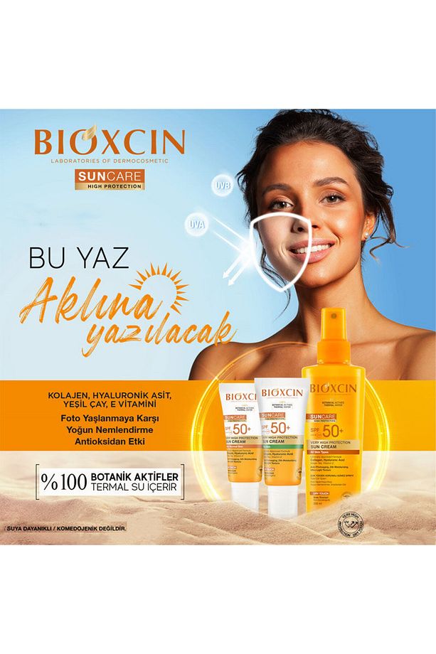 Sun Care Spf 50 Yüz Güneş Kremi 50 ml Kuru ve Normal Cilt + Vücut Güneş Spreyi 200 Ml - 6