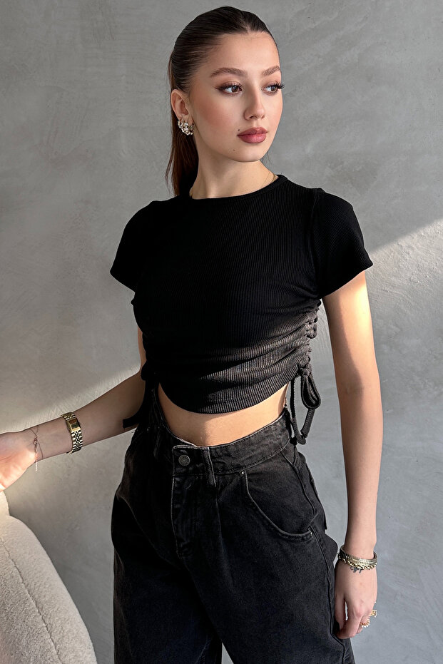 Black Elevator Camisole Blouse - 3