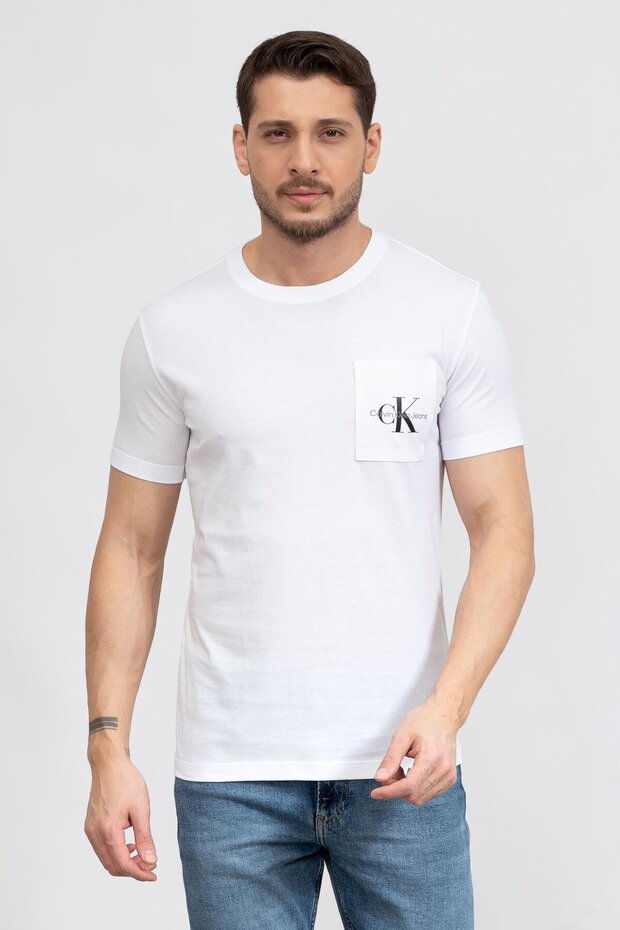 Bílé pánské tričko - 1