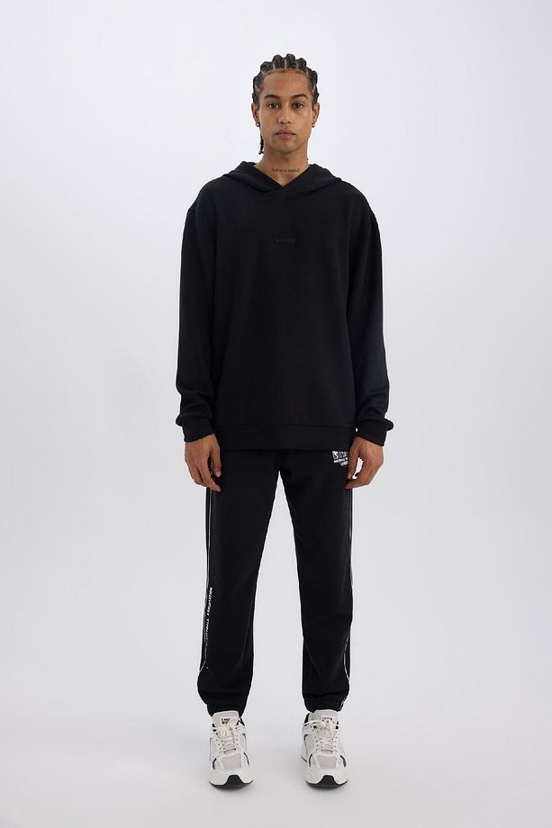 Fit Kalın Jogger Eşofman Altı Nba Wordmark Standart Fit Cepli Esnek Bantlı Paça D3231ax24wn - 2