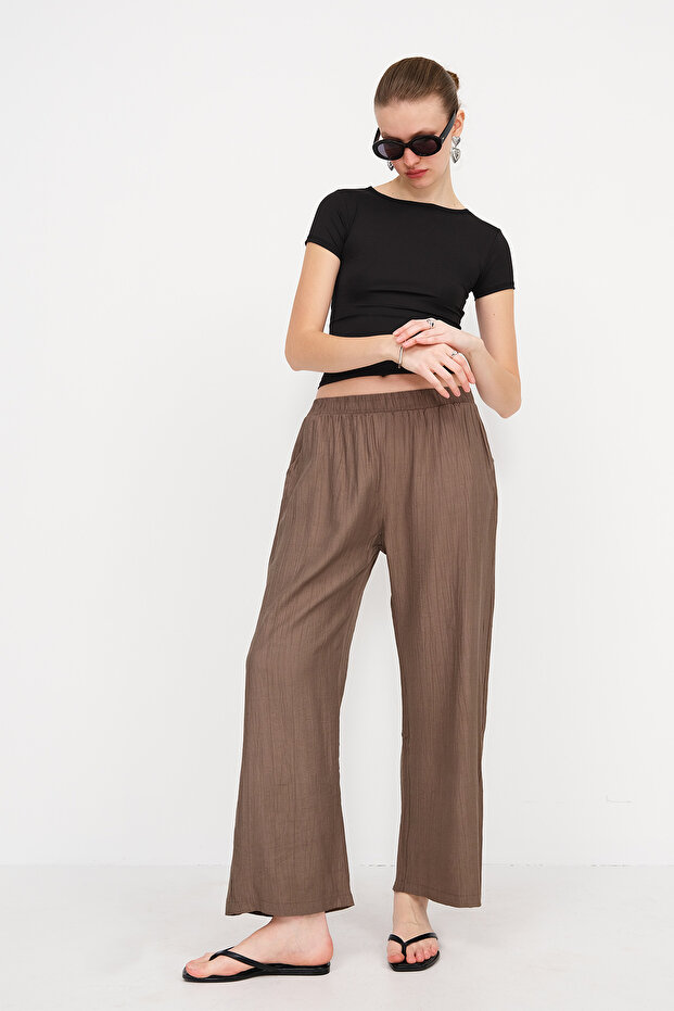 Bisiklet Yaka Basic T-shirt P0268 - 6