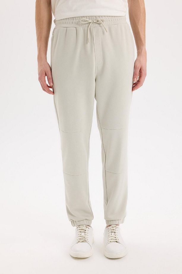 Regular Fit Ince Eşofman Altı Fermuar Cepli Beli Bağcıklı Lastikli Paça B3657ax25sp - 1