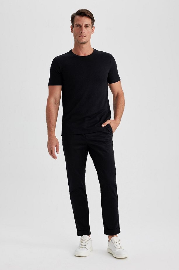 Gabardin Pantolon Tailored Regular Fit Cepli Duble Paça A5115ax23au - 5