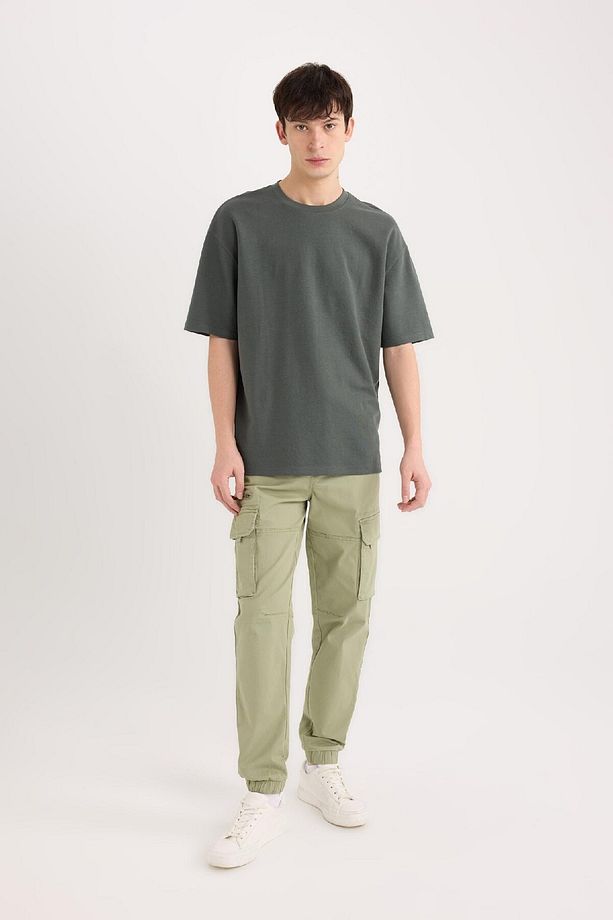 Regular Kargo Cepli Gabardin Jogger Pantolon B1916AX25SP - 3