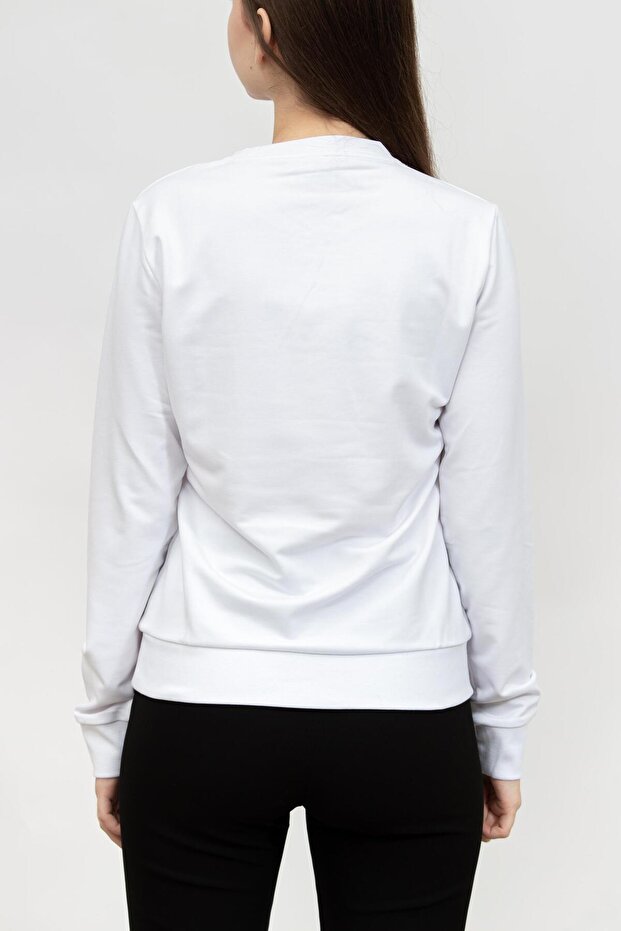 Kadın Bisiklet Yaka Sweatshirt - 3