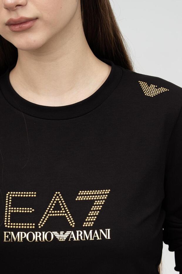 Kadın Bisiklet Yaka Sweatshirt - 4