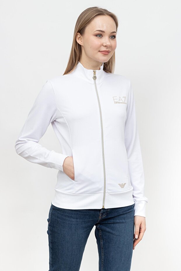 Kadın Fermuarlı Sweatshirt - 2