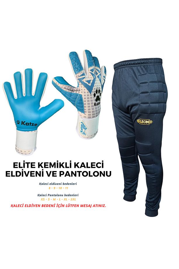 Elit Kemikli Kaleci Eldiveni ve Kaleci Pantolonu - 1