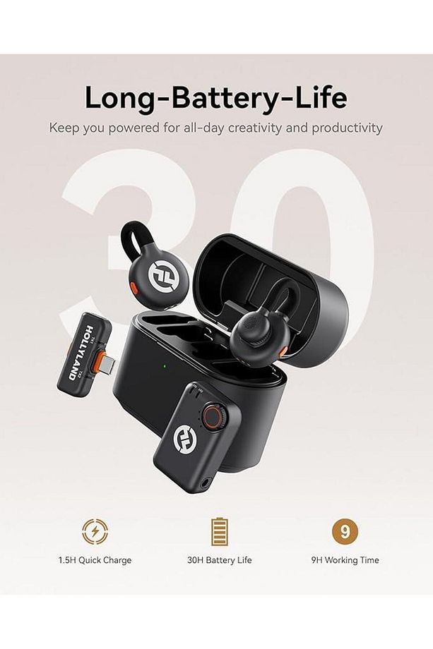 SRT Lark M2S Combo (Kamera RX + USB-C RX+ Lightning Kablosu) Kablosuz Lavalier Mikrofon, iPhone/Kame - 2