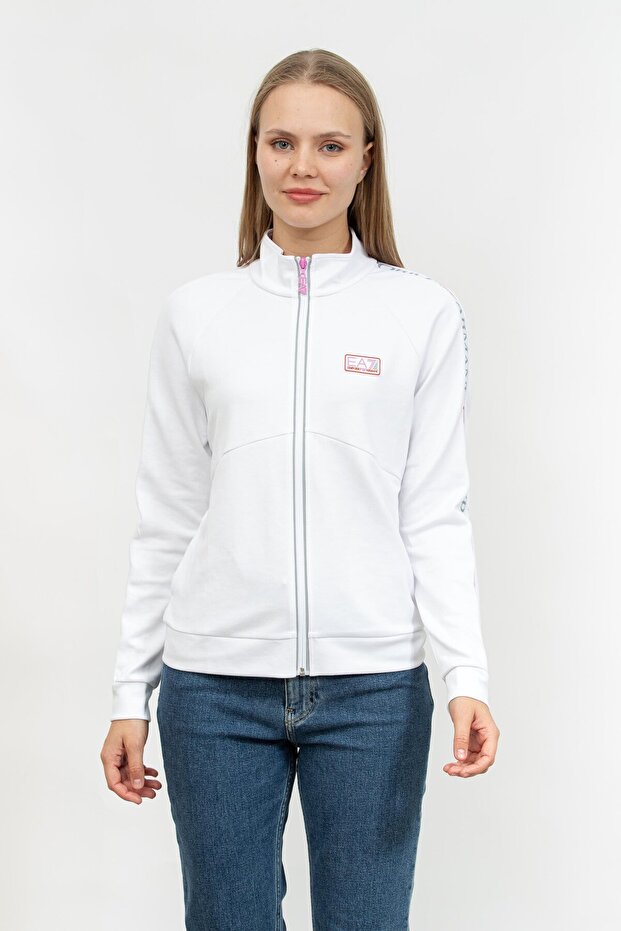 Kadın Fermuarlı Sweatshirt - 1