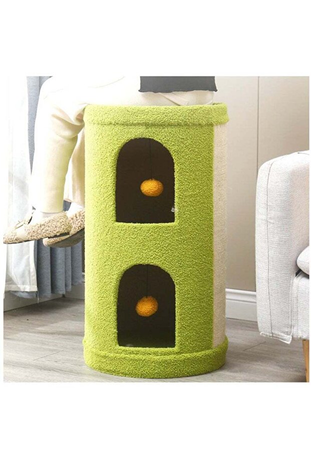 Tree Hole Cat Climbing Shelf,Natural Scratching Mat,Durable,Use as a Cat Haven or Playground - 6