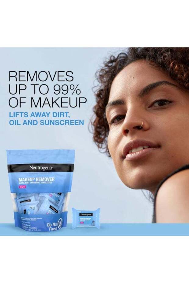 Neutrogena Deep Cleansing Makeup Removing Wipes 20 Count - 2