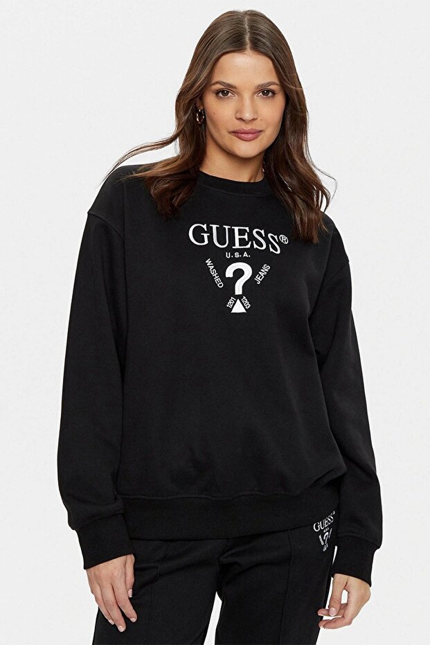 ROBERTA CN SWEATSHIRT Kadın Siyah Sweatshirt V5RQ12KC3D2-JBLK - 1