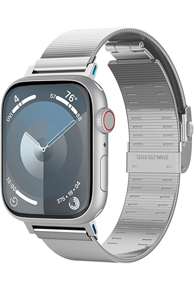 Sleek Link for Apple Watch Ultra 2/1 49mm, 46mm, 45mm, 44mm, 42mm - Silver