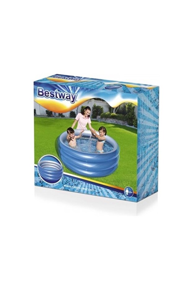 حمام سباحة كبير معدني بثلاث حلقات من Bestway مقاس 150×53 سم - 26-51041