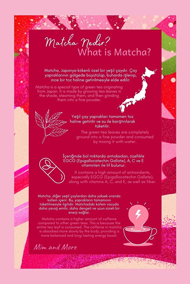 Exotic Matcha 3'lü Set - Strawberry Matcha, Mango&Strawberry Matcha, Raspberry&Strawberry Matcha - 8