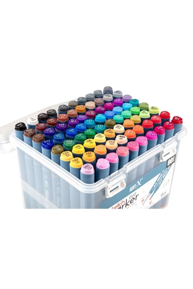 Art-x Sketch Marker Çift Taraflı Kalem Seti 80 - 3