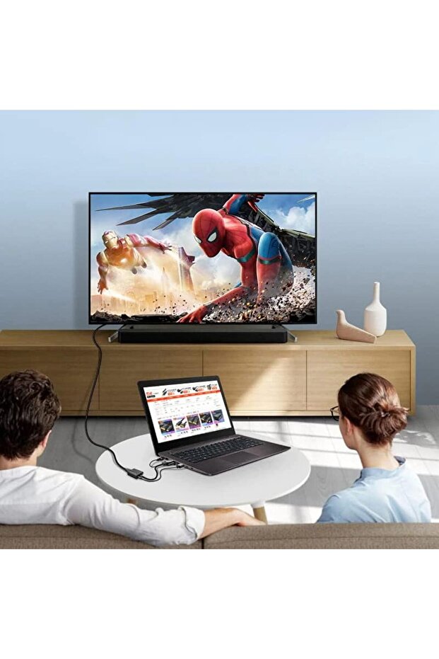 VGA & HDMI Led TV/Monitör HDTV Projektör Dönüştürücü VGA input HDMI output çevirici 1080P 60Hz - 4