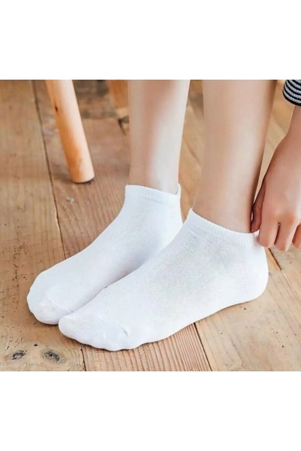 12 Çift Unisex Yazlık Patik Çorap Pamuklu – Çok Renkli & Nefes Alabilen - 3