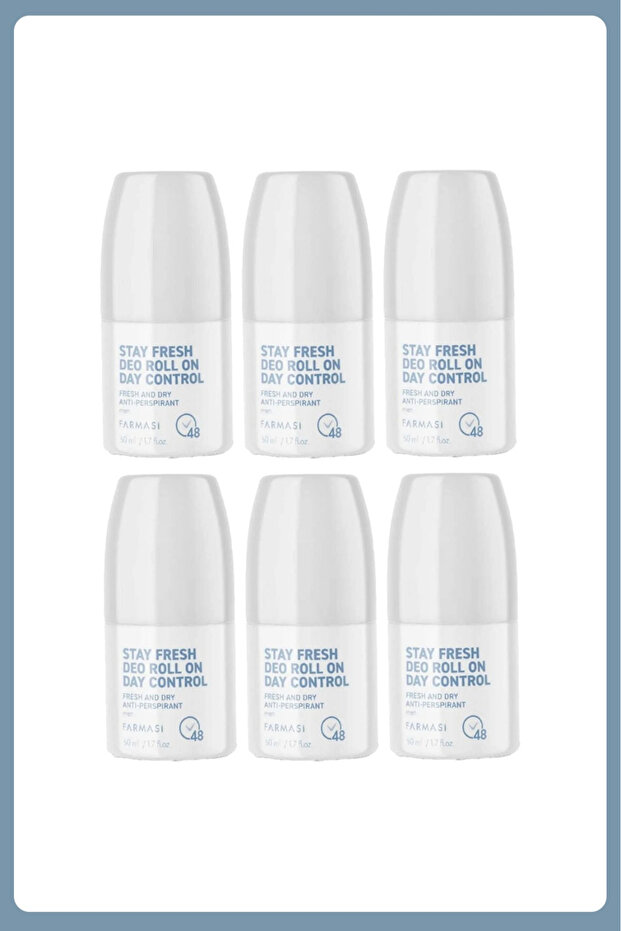 Antı-perspırant Day Control Deo Roll On 50 ml 6 Adet - 1