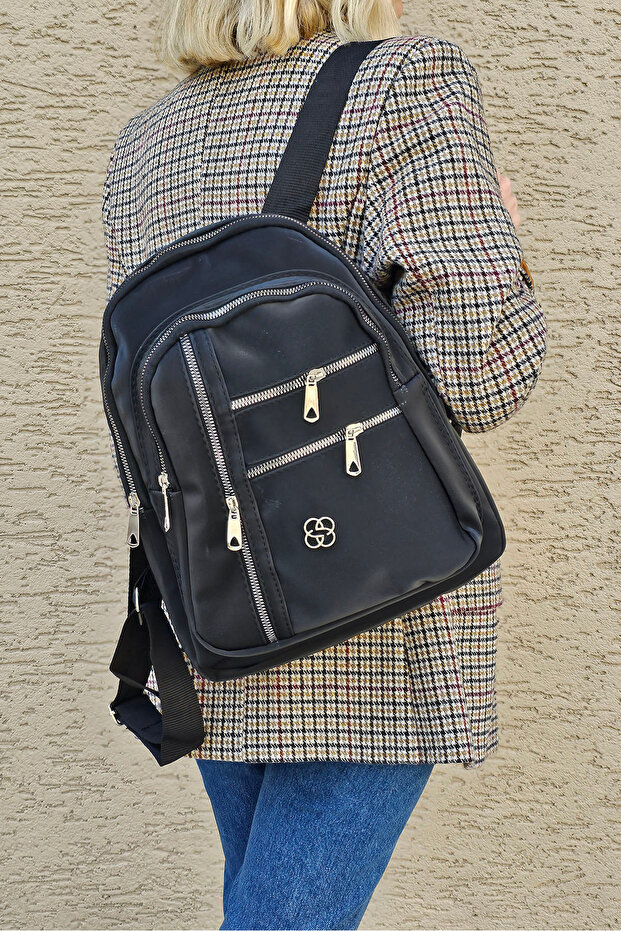 حقيبة ظهر يومية متعددة الأقسام - 1