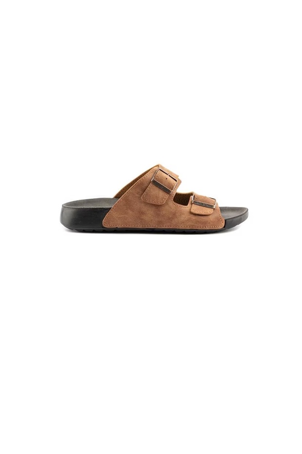 Delhi 4 Seasons Anatomical Sole Double Buckle Adjustable Men's Slippers 5002
