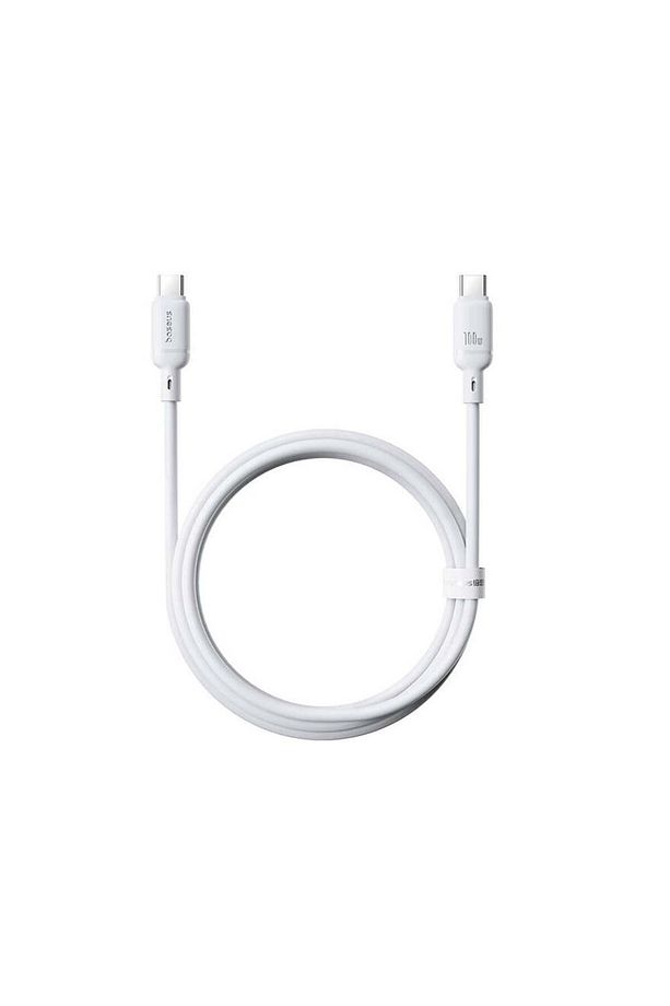 Type-C to Type-C 100w Hızlı Şarj Kablosu 1m - Beyaz - 2