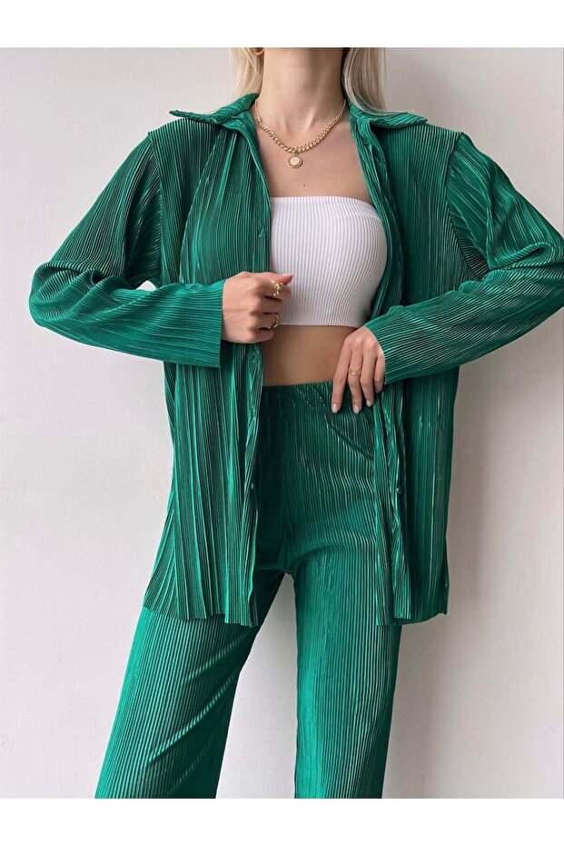 Pleated Double Set - 3