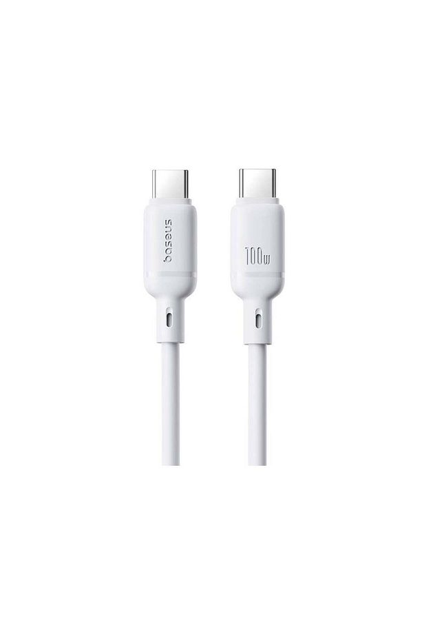 Type-C to Type-C 100w Hızlı Şarj Kablosu 1m - Beyaz - 1