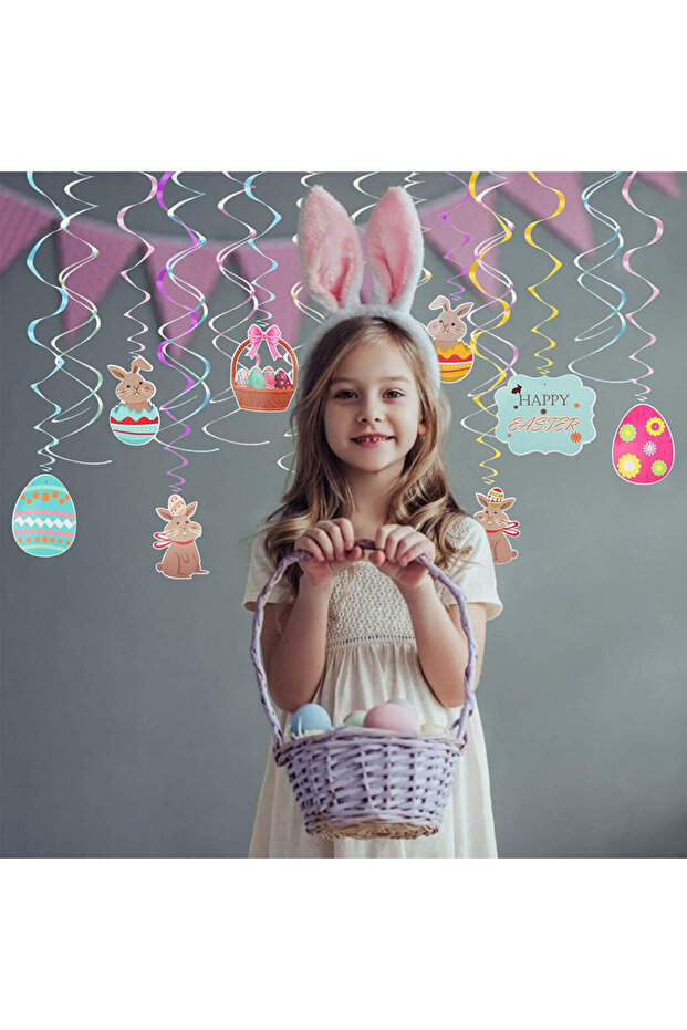 Set decor de Paste, plastic, multicolor, 16 bucati - 3