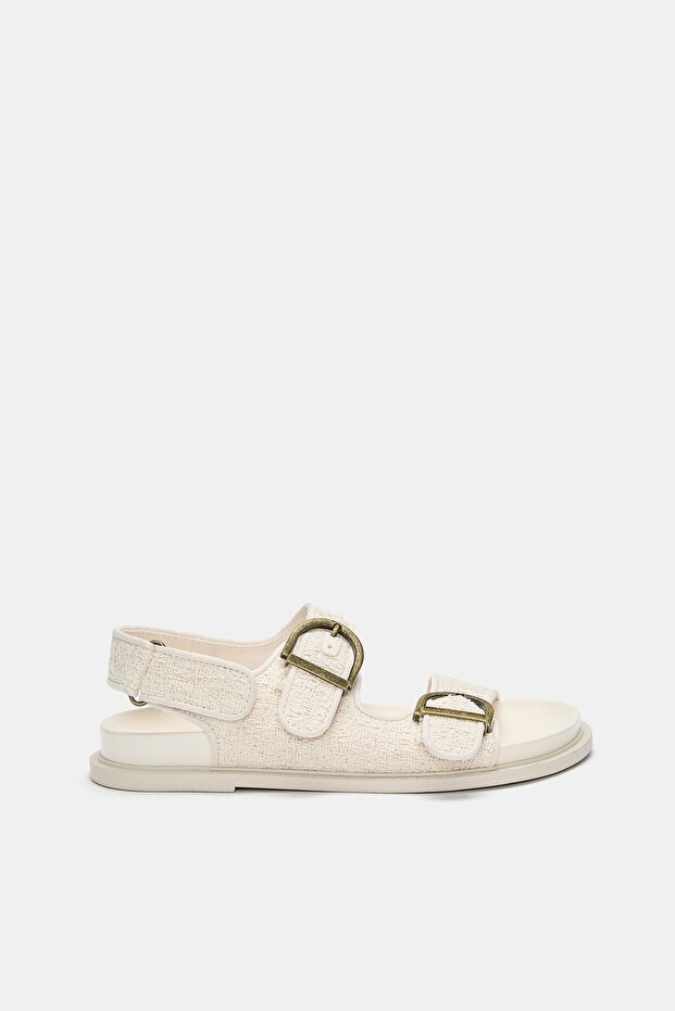 Tokalı düz sandalet - 1