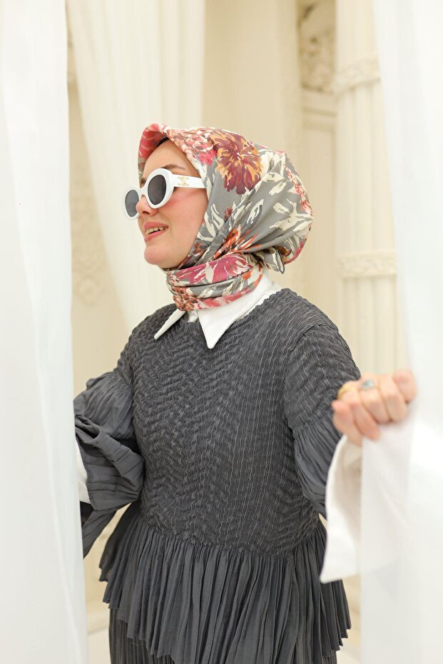 Twill İpek Eşarp 11457-07 - 5