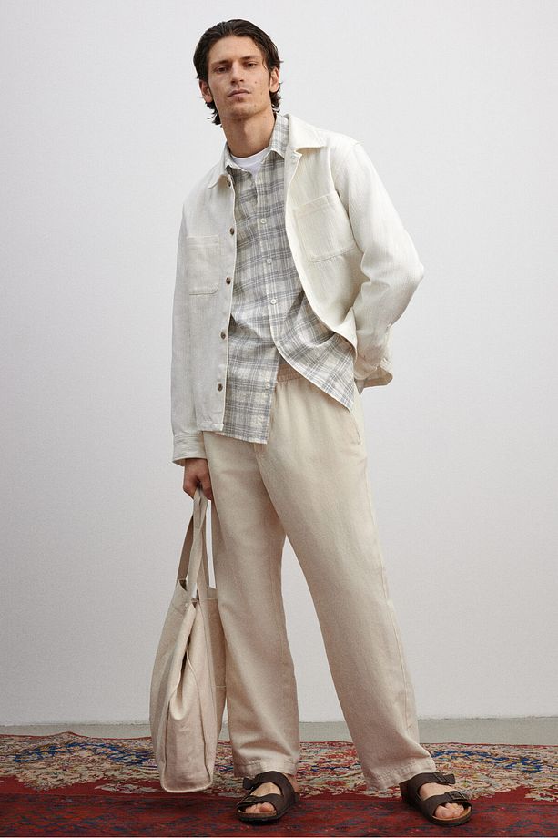 Tekstüre Overshirt Gömlek Regular Fit - 1