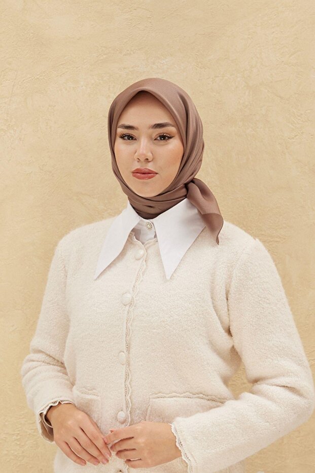 Plain Shiny Scarf 75006-17