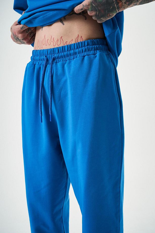 Erkek Basic Jogger Eşofman Altı Mavi - 6