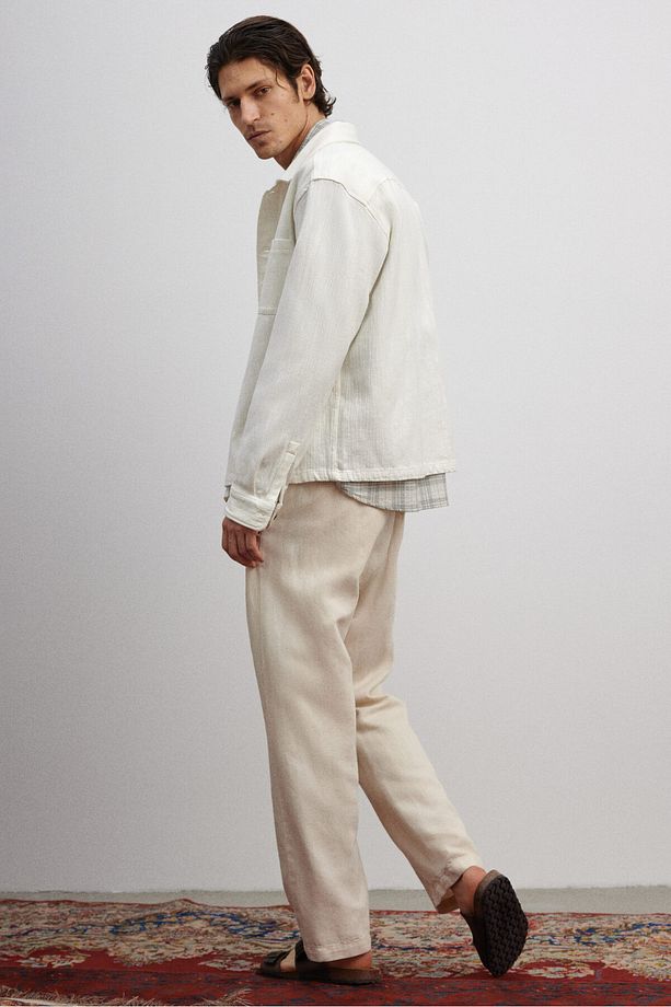 Tekstüre Overshirt Gömlek Regular Fit - 4
